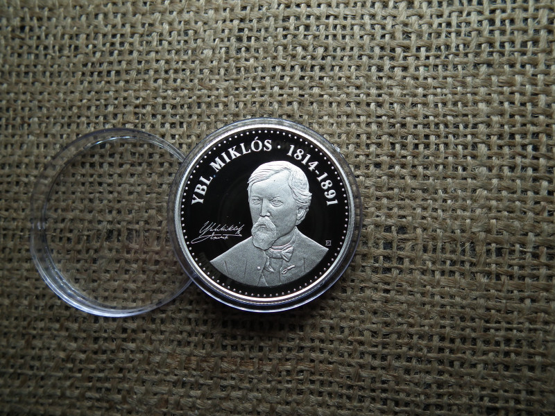 Ezüst 10000 forint 2014 PP , Ybl Miklós