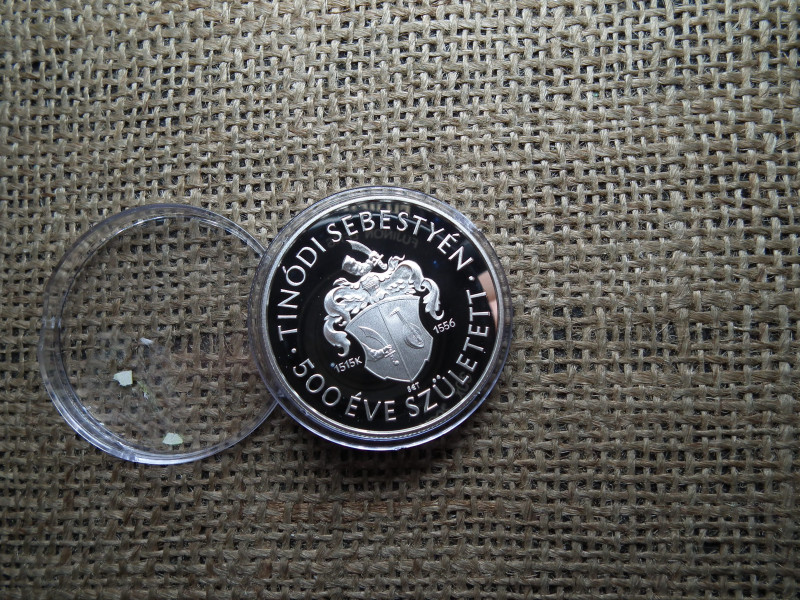 Ezüst 10000 forint 2015 PP , Tinódi Sebestyén