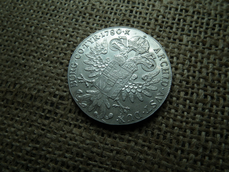 Mária Terézia ezüst tallér 1780 SF