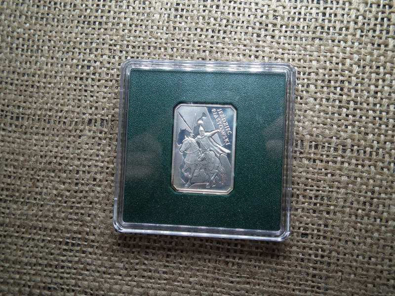 Lengyelország , ezüst 10 zlotych 2006 , zloty , Jeździec piastowski