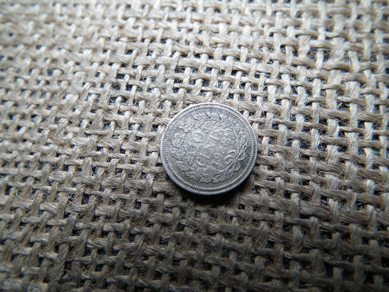 Hollandia , ezüst 10 cents 1928 , cent
