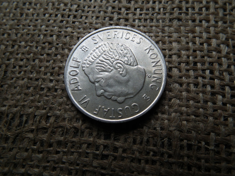 Svédország , ezüst 2 korona 1954 , extra , verdefényes , kronor