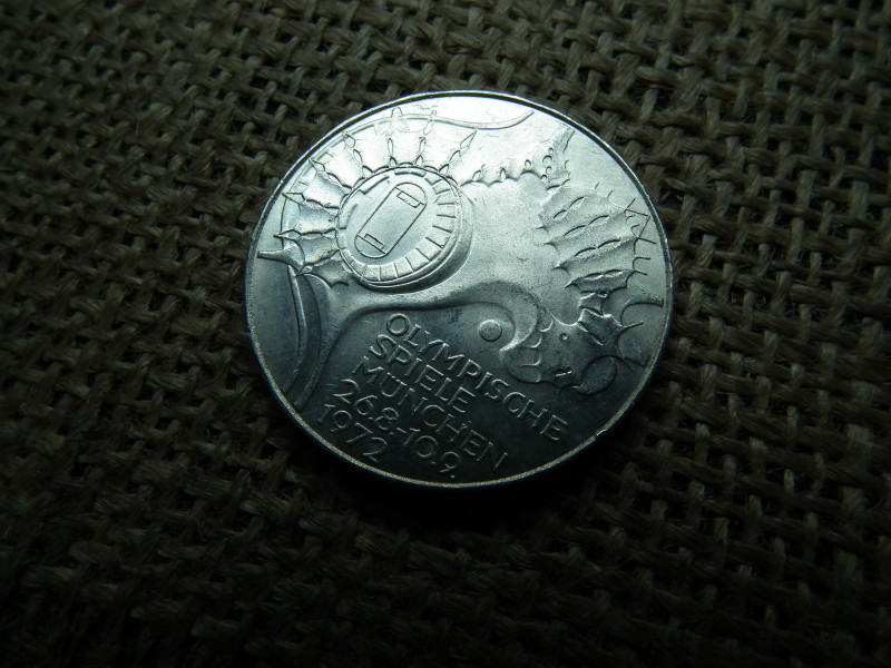 Németország , ezüst 10 márka 1972 D