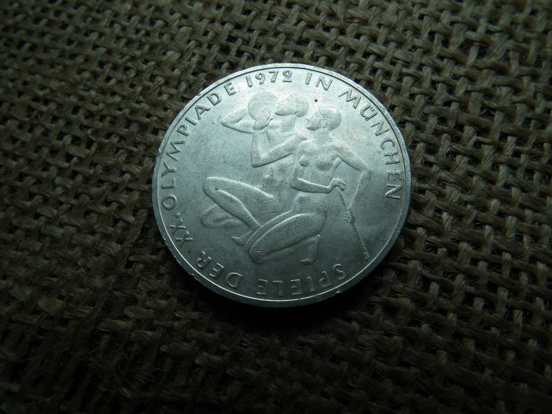 Németország , ezüst 10 márka 1972 F