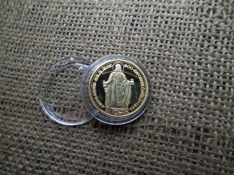 Szent István ezüst 100 pengő 1938 , aranyozott , Álló Szent István , utánveret