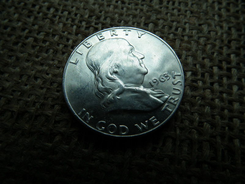 USA , ezüst 1 dollár 1963 , dollar , D , extra