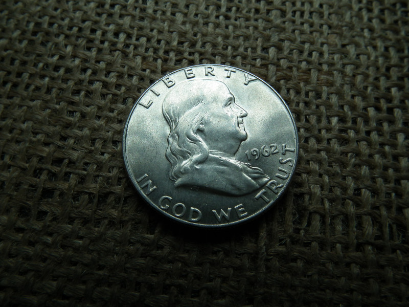 USA , ezüst 1 dollár 1962 , dollar , D , extra