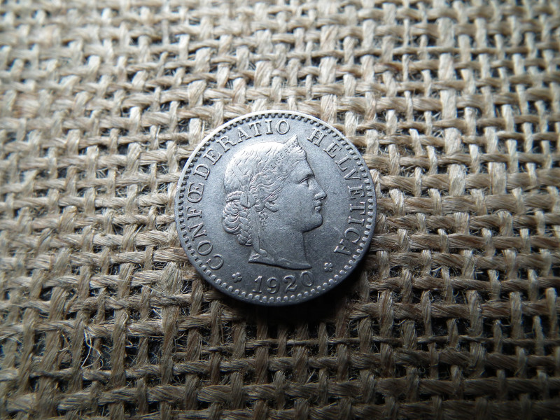 Svájc , 20 rappen 1920
