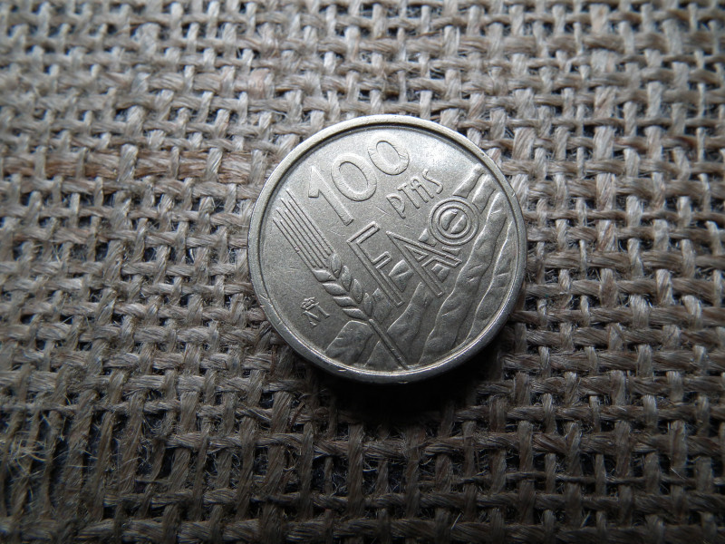 Spanyolország 100 pesetas 1995 FAO , ptas