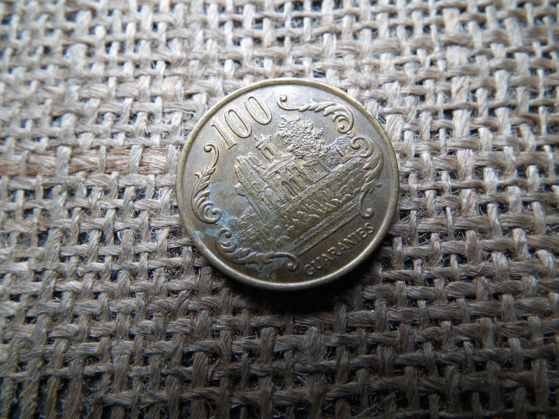 Paraguay 100 guaranies 1993