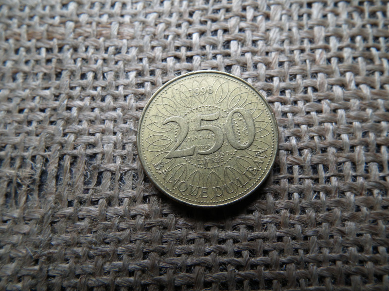 Libanon 250 livres 1996