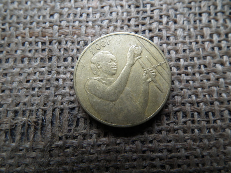 25 francs 2001 , frank CFA , Afrika , FAO