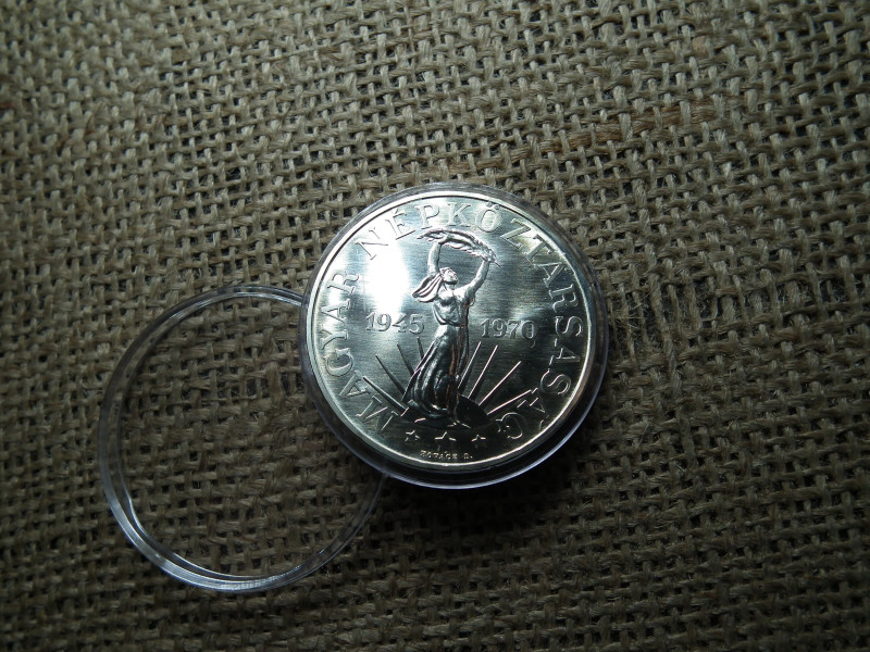 Ezüst 100 forint 1970 felszabadulás , extra