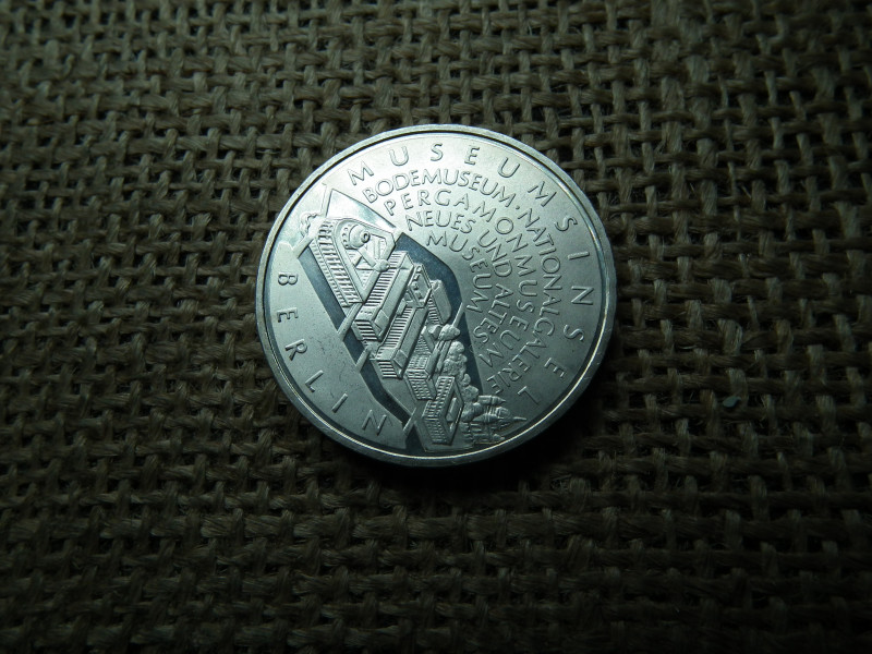 Németország , ezüst 10 euró 2002 A , euro , Berlini Múzeum