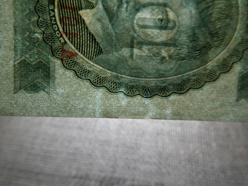 10 forint 1962 vízjeles , ritka 