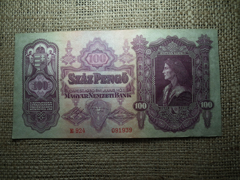 100 pengő 1930 