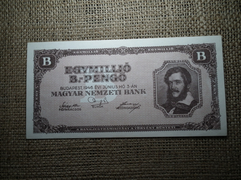 Egymillió B.-pengő 1946 