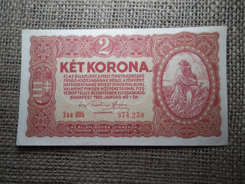 2 korona 1920 