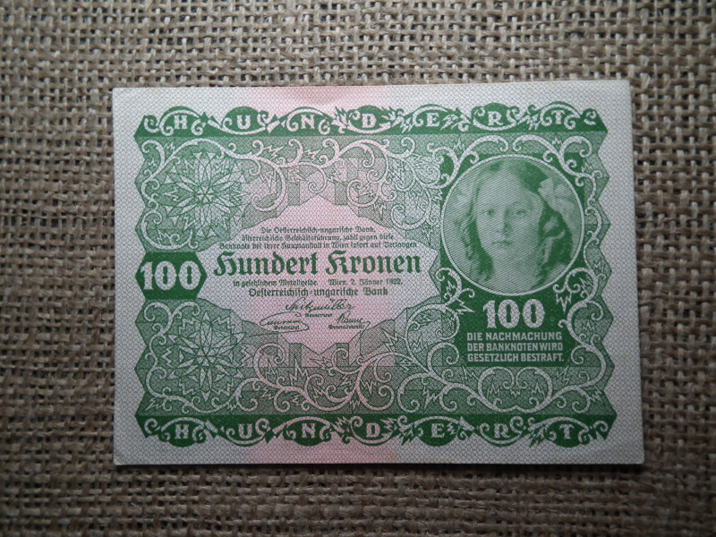100 korona 1922 