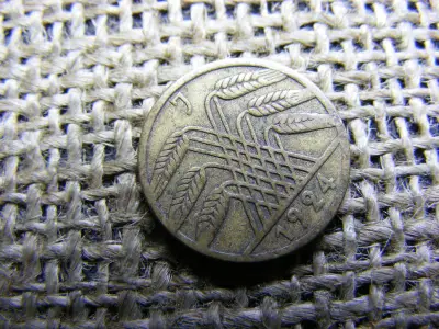 Birodalmi 5 Pfennig, 1924, J