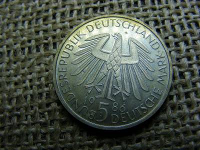5 márka érme, 1986, D