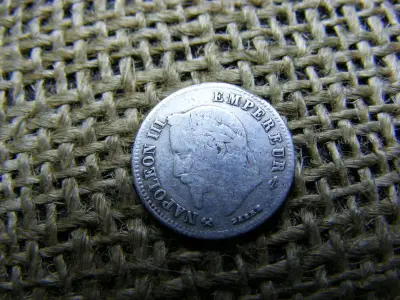Francia 20 centes érme, 1964, ezüst