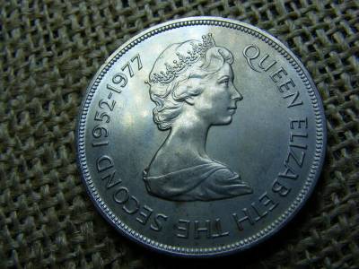 25 pence érme, 1977, Anglia