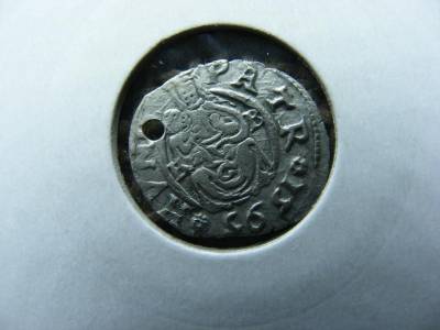 Rudolf Ezüst Dénár, 1595, KB
