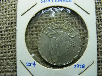 Guatemala 25 Centavos, 1978