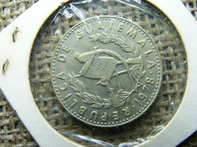 Guatemala 25 Centavos, 1978