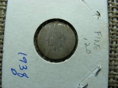 USA Ezüst Dime, 1875