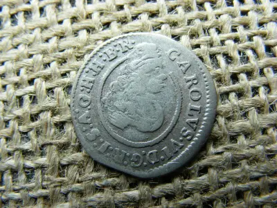 Károly ezüst Poltura, 1724, PH