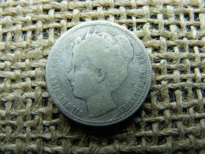 Holland 1/4 gulden, 1900, ezüst