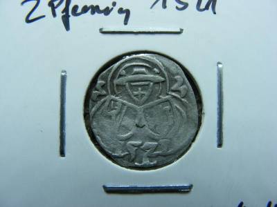 Salzburg 2 Pfennig, 1521, ezüst