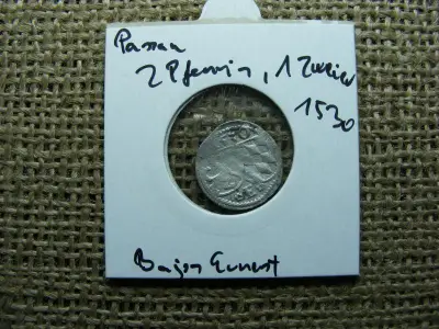 Passau, 2 pfennig, 1530, ezüst