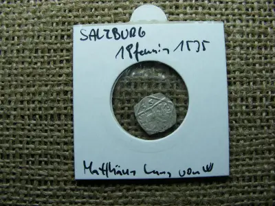 Salzburg 1 Pfennig, 1535, ezüst