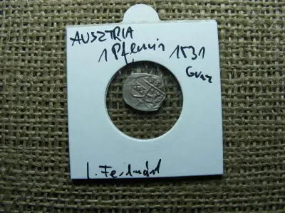 Ausztria, Graz, 1 pfennig, 1531, ezüst
