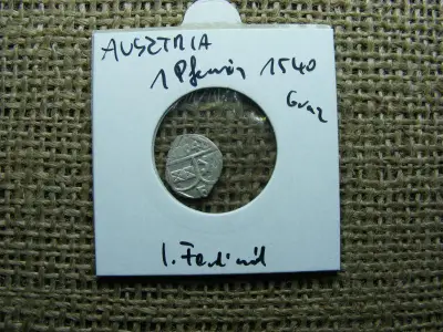 Ausztria, Graz, 1 pfennig, 1540, ezüst