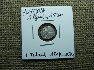 Ausztria, 1 pfennig, 1530, ezüst