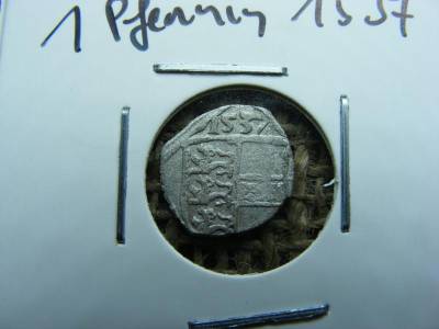 Ausztria, 1 pfennig, 1537, ezüst