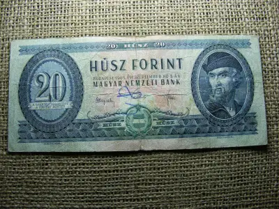 20 forintos bankjegy, 1965, alacsonyabb sorszám