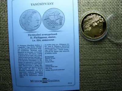 II. Philipposz Arany Stater Utánveret, Történelmi Érme