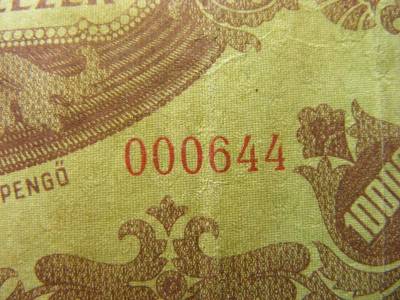 10000 pengő, 1945, alacsony sorszám