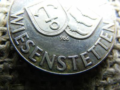 Német 986/1000 Ezüst Tükörveret Érme