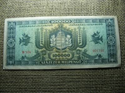 100000 Milpengő, 1946, alacsonyabb sorszám