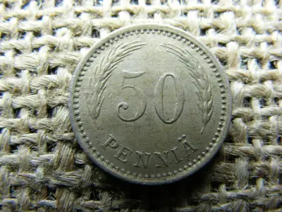 Finn 50 pennia érme, 1921