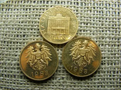 Ausztria, Bécs 1983 Aranyozott PP Érem