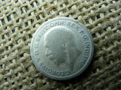 Ezüst 6 pence, 1929, Egyesült Királyság