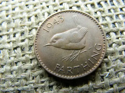 Extra Farthing érme, 1943