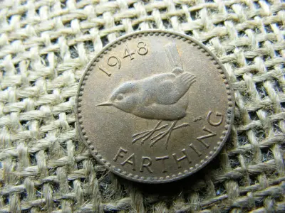 Extra Farthing érme, 1948